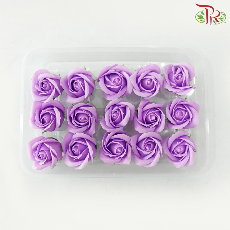 15 Blooms Eco Soap Flower - Purple