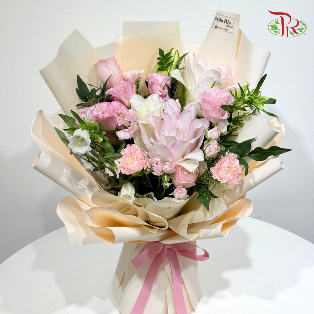Signature Weekly Flower Bunch - Lily Sweet Romance (Big Bunch)