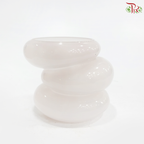 Y189515 - Extra Light Pink Bubble Swirl Vase