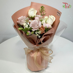 Signature Weekly Flower Bunch - Latte Rose Garden (Medium Bunch)