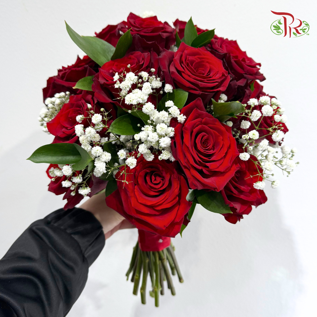 Bridal Bouquet - Timeless Red