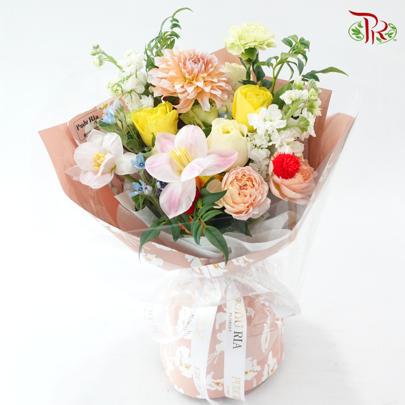 Signature Weekly Flower Bunch - Sunny Blossom Kiss (Big Bunch)