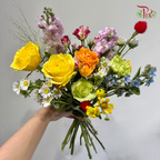 Signature Weekly Flower Bunch - Rainbow Bloom Symphony (Medium Bunch)