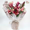Lily Love Letter Hand Bouquet (M size)