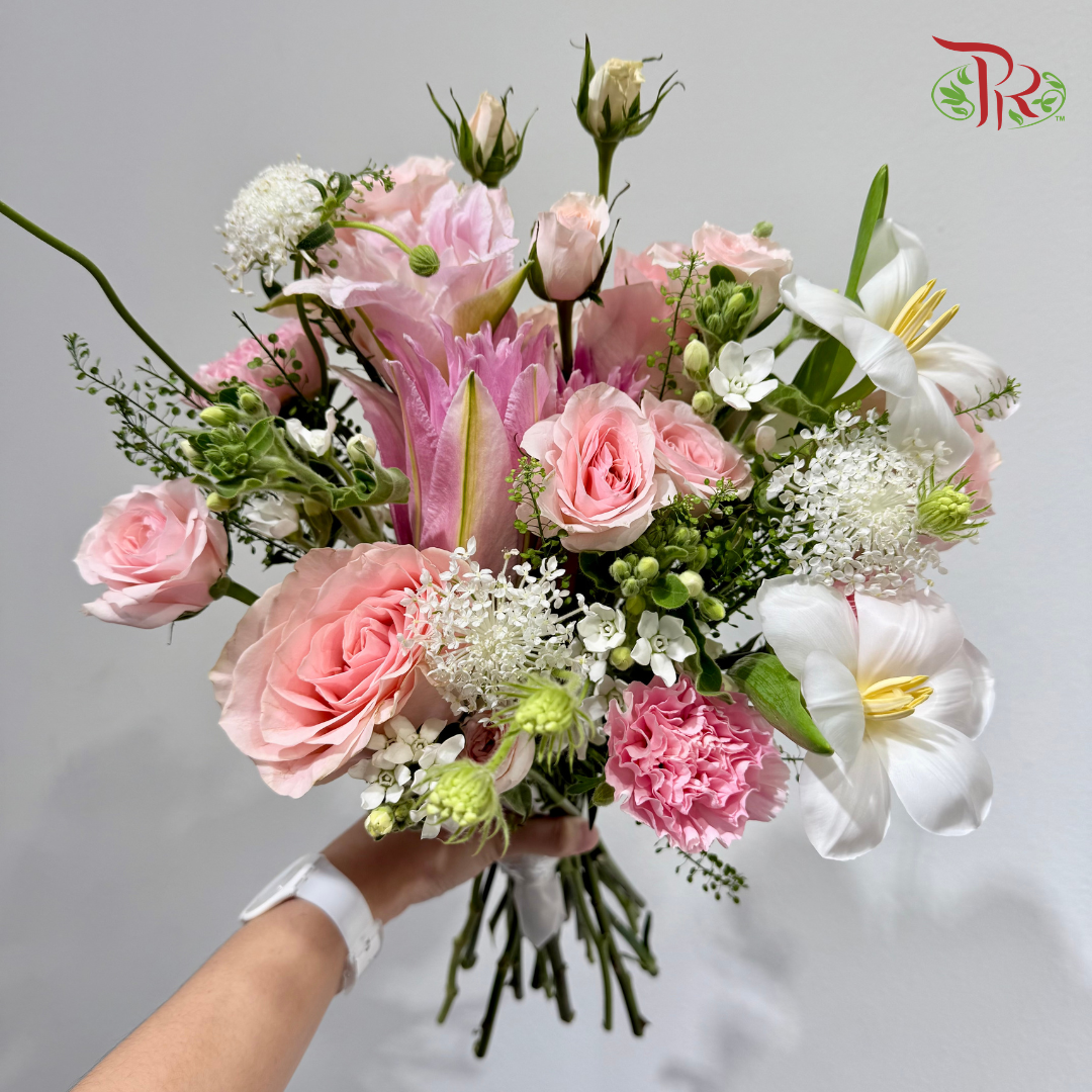 Signature Weekly Flower Bunch - Fairy Pink Garden (Big Bunch)