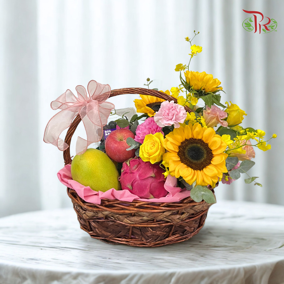 Sending Sunshine - Fruit Basket Arrangement