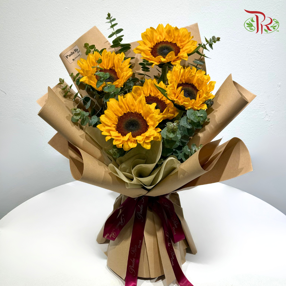 Golden Empress Sunflower Bouquet
