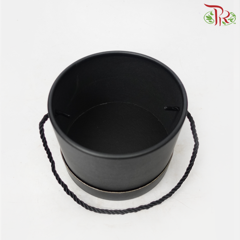 1'SET / Round Box Set - Black (FBB036#1)-Black-Pudu Ria Florist-prflorist.com.my