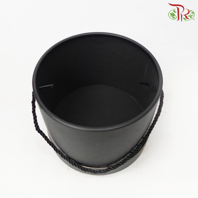 1'SET / Round Box Set - Black (FBB036#1)-Black-Pudu Ria Florist-prflorist.com.my