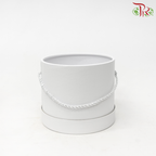 1'SET / Round Box Set - White (FBB036#3)-White-Pudu Ria Florist-prflorist.com.my