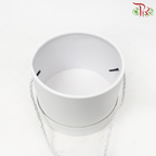 1'SET / Round Box Set - White (FBB036#3)-White-Pudu Ria Florist-prflorist.com.my