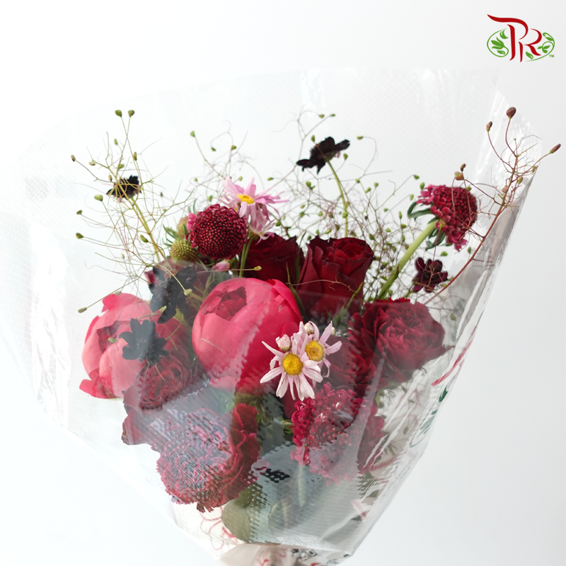 Signature Weekly Flower Bunch - Love in Roses and Peonies (Big Bunch)