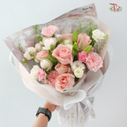 Signature Weekly Flower Bunch - Blush Lily Bouquet (Big Bunch)