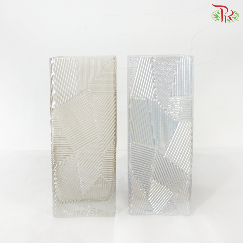 FH1025/24 - Square Cylinder Electroplating Vase (With Color Option)