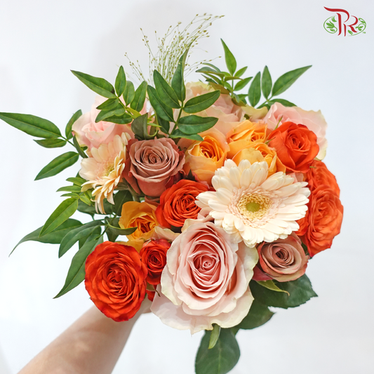 Signature Weekly Flower Bunch - Golden Peach Harmony《金桃舞春》(Big Size)