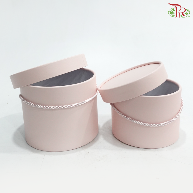 1'SET Round Box Set - Pink