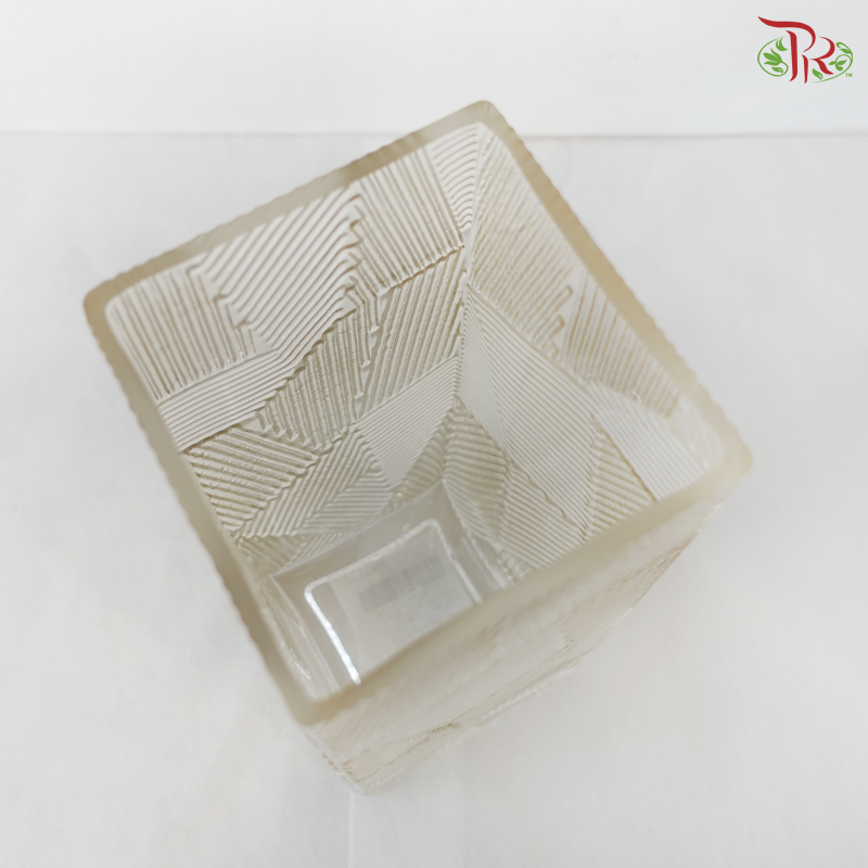 FH1025/24 - Square Cylinder Electroplating Vase (With Color Option)