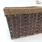 Two-Tone Rectangular Basket