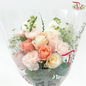 Signature Weekly Flower Bunch - Celeste Garden (Rose, Snowflake, Matthiola & Ammi Majus) (Big Size)