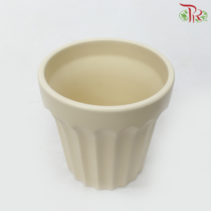 TY - Beige Pot (TY8842) - Pudu Ria Florist