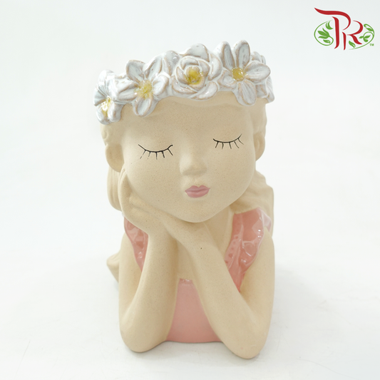 LD-22089 - Pink Girl Pot (LD-22089P)