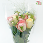 Signature Weekly Flower Bunch - Essar Enchantment (Essar, Matthiola, Oxypetalum & Panicum) (Medium Size)