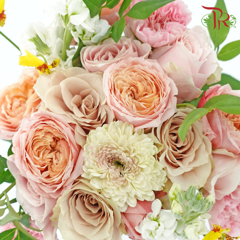 Signature Weekly Flower Bunch - Whimsical Wonders (Rose, Gerbera, Matthiola & Dancing Lady) (Big Size)