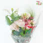 Signature Weekly Flower Bunch - Pink Oasis (Lily, Rose Spray, Eustoma & Gerbera) (Big Size)