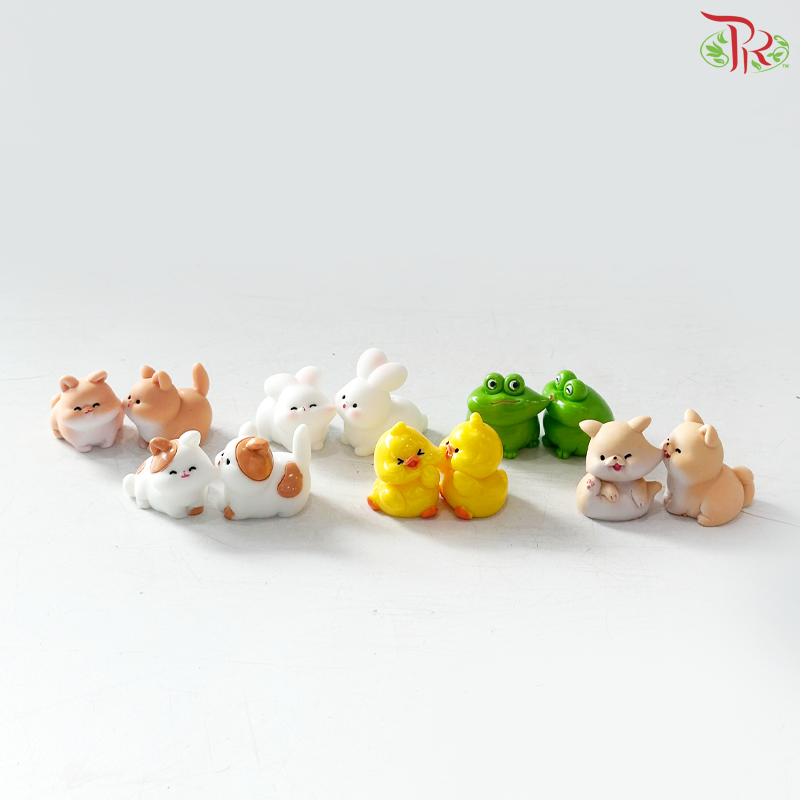 Kissing Animal Ornaments (6 Pairs)