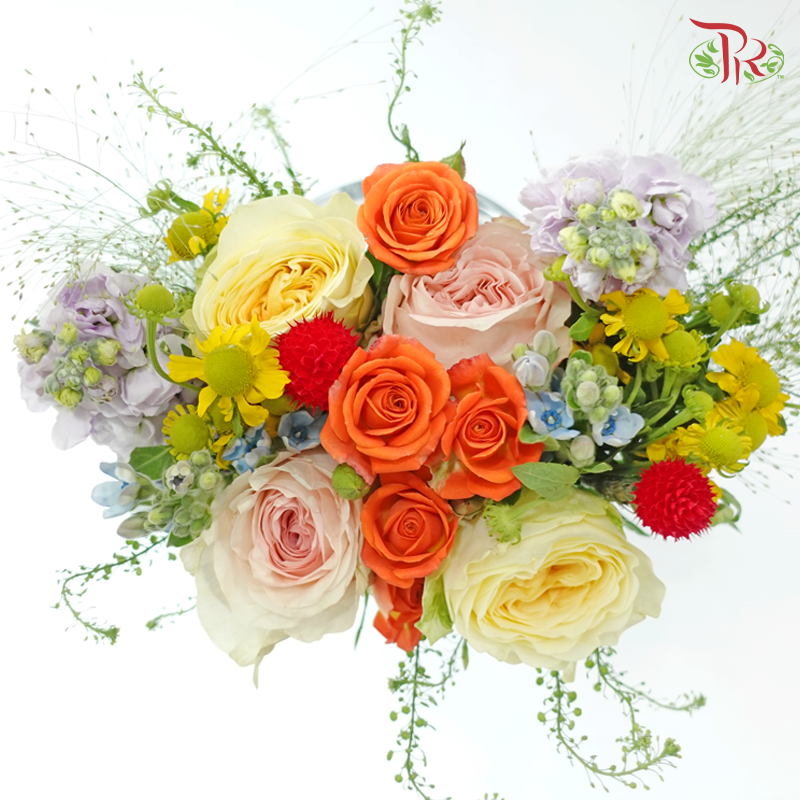 Signature Weekly Flower Bunch - Blooming Rainbow Wishes (Medium Bunch)