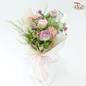 Signature Weekly Flower Bunch - Gentle Festival Whispers (Gerbera, Rose, Gomphrena, Trachymene) (Medium Size)