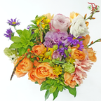 Signature Weekly Flower Bunch - Tangerine Violet Bliss (Big Bunch)