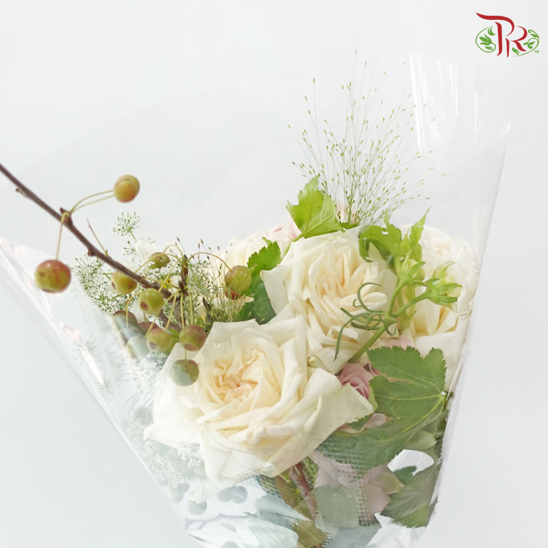 Signature Weekly Flower Bunch - Timeless White Beauty (Medium Bunch)