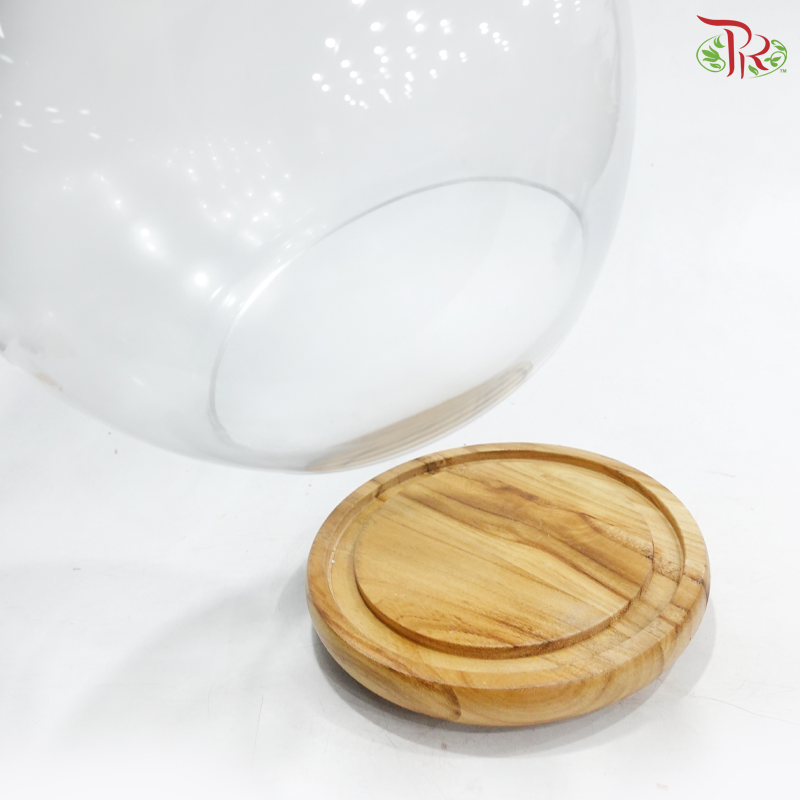 283633W - Pear Shape Glass Dome