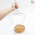 283724W - Pumpkin Shape Glass Dome