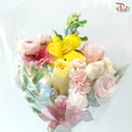 Signature Weekly Flower Bunch - Sunny Blush Baby (Medium Bunch)