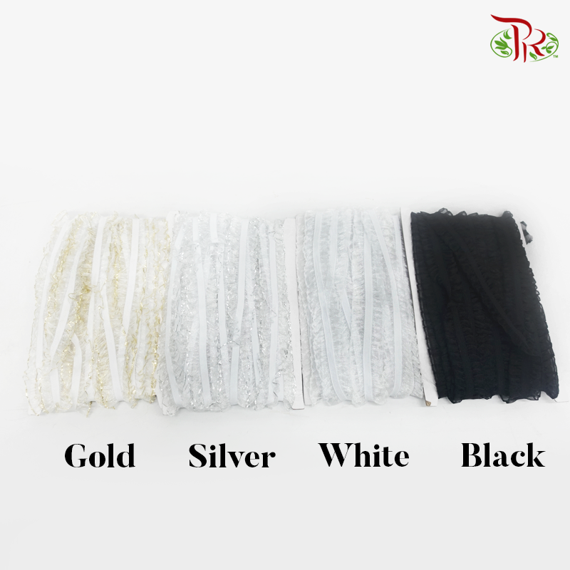 Hand Tied Lace Ribbon (4 colours) - Pudu Ria Florist