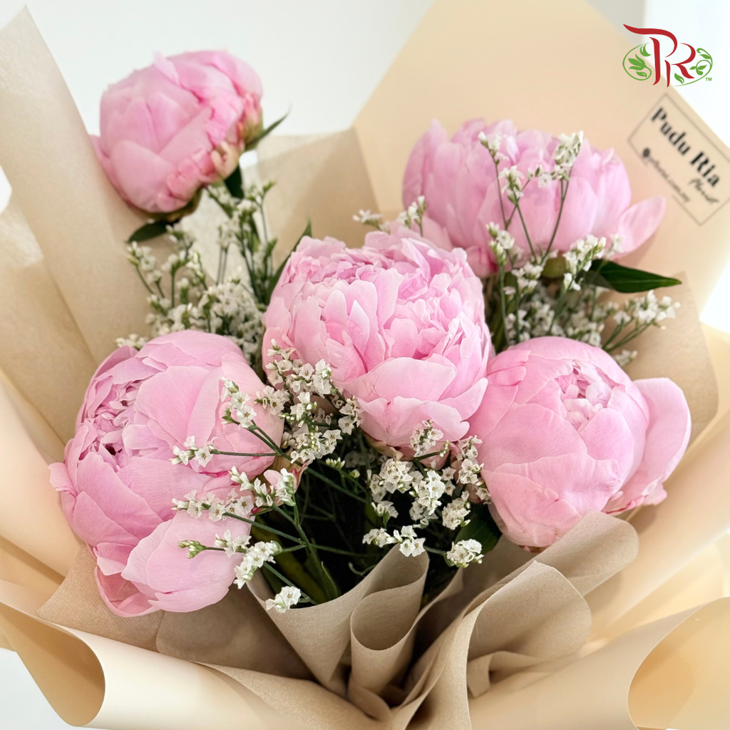 【6.6】Pink Peony Treat Hand Bouquet