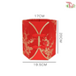 FB7-FB10 - Kotak Bunga Heksagon Dua Butang CNY - Merah (Dengan Pilihan) (WFL181CD)
