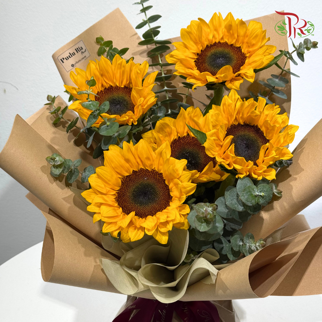 Golden Empress Sunflower Bouquet