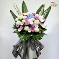 Condolence Wood Stand- Lavender Serenity