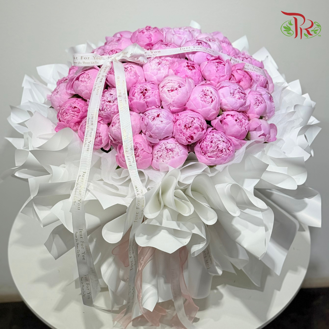 Pink Peony Dynasty Hand Bouquet