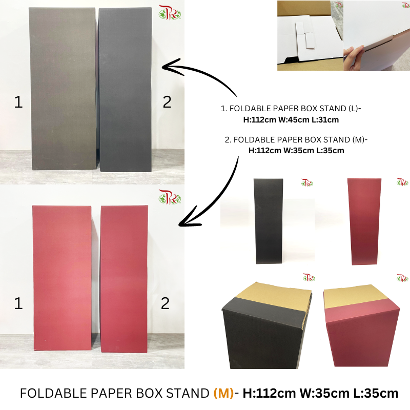 Foldable Flower Stand Box (M/L)
