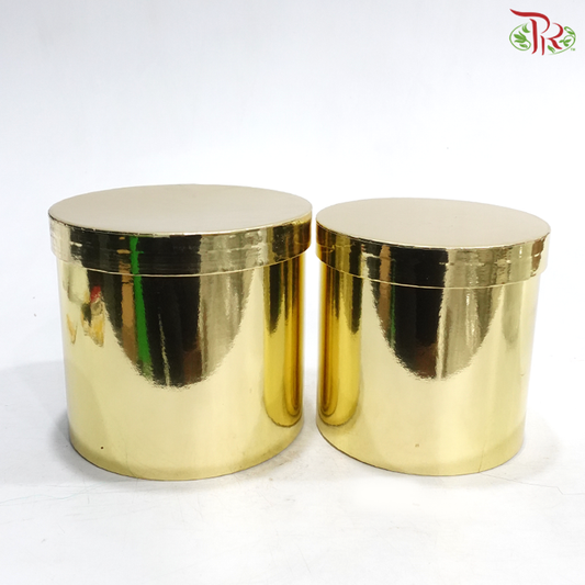 2'S Mirror Round Box - Gold (FBB083#2)