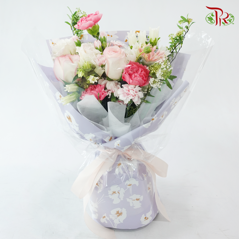 Signature Weekly Flower Bunch - Sweet Pink Bliss (Medium Bunch)