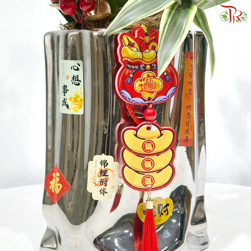 【CNY 2026】Fortune and Prosperity Await - 2in1 MDR Orchid《鸿运银来》(Random Choose Orchid Color)
