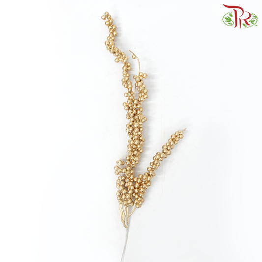 35 -40cm - Artificial Clump Ilex - Gold (5 Units)