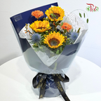 Signature Weekly Flower Bunch - Golden Hour Radiance (Medium Bunch)