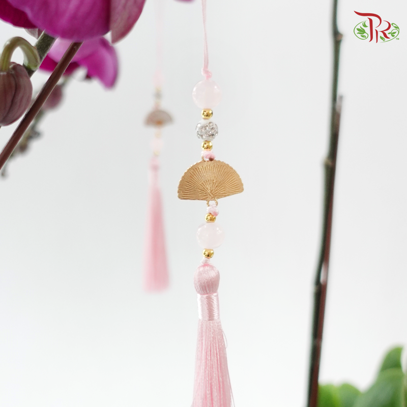 2in1 Orchids Arrangement With Gold Wrapping Cloth (Random Choose Orchid Color, Design & Deco)