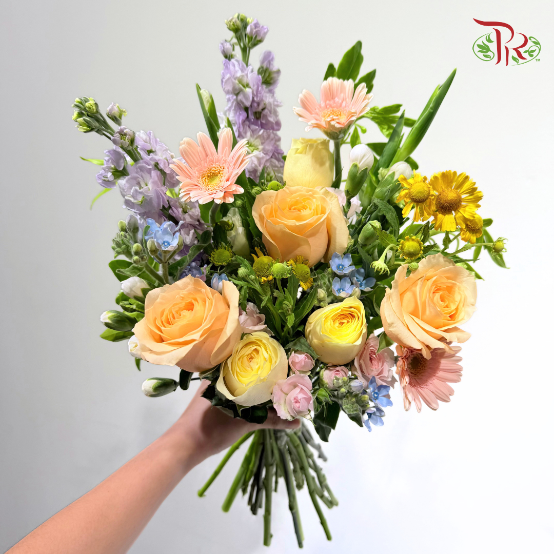 Signature Weekly Flower Bunch - Pastel Morning Petals (Big Bunch)
